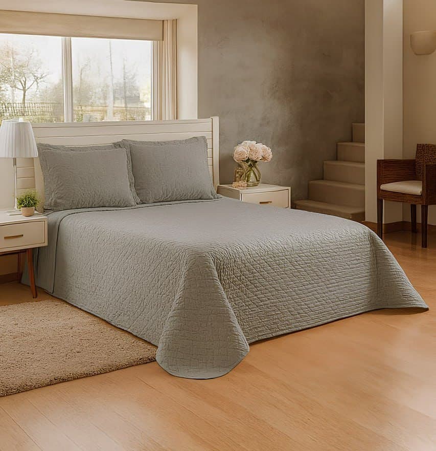 Kit Cobre Leito Veneza Casal Padrão Cama Box Varias Cores