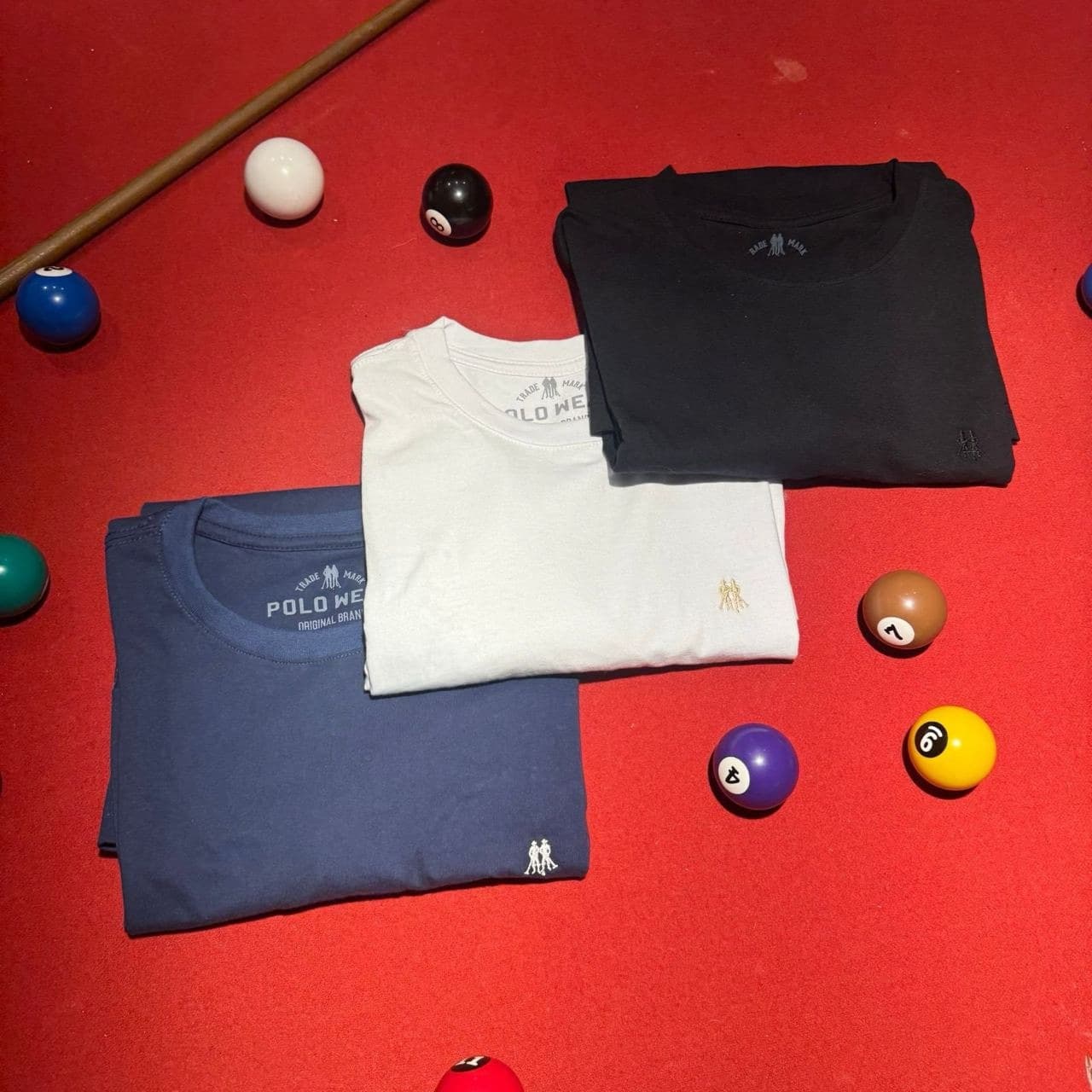 Kit 3 Camisetas Masculinas Polo Wear Sortido Lisa
